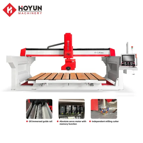4+1 Axis Bridge Saw Granite Cutting Machine – Precision Cutting for Marble, Granite & Sintered Stone - Image 6