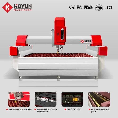 CNC Waterjet Surface Finishing Machine for Stone - Image 3